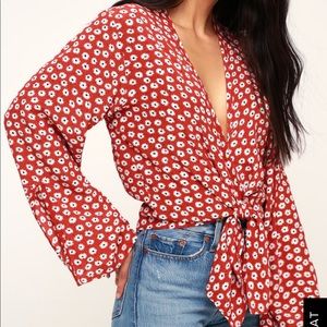 *NEW* Faithfull The Brand Teguise Floral Tie Top